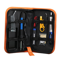 15pcs Electric Soldering Iron Set 60W Temperature Adjustable Welding Iron Tool Kit Multi-Purpose Internal Heating Welding Tools