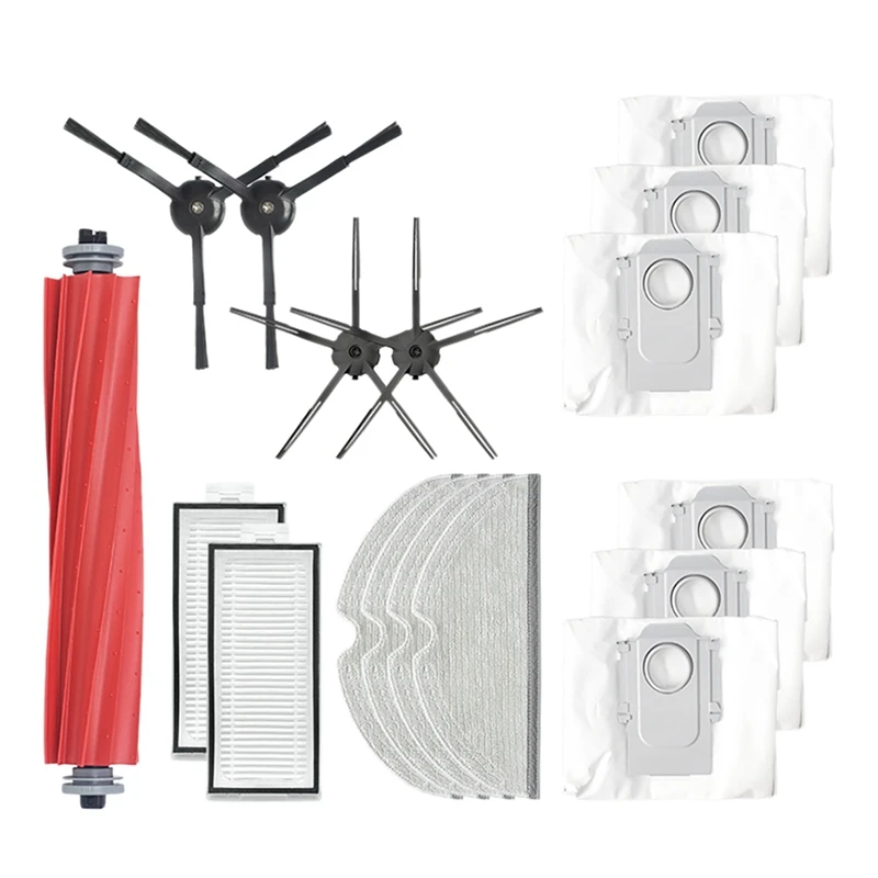 Main Brush Side Brush Mop Dust Bag For Xiaomi Stone Q7 Max Sweeping Robot Accessories