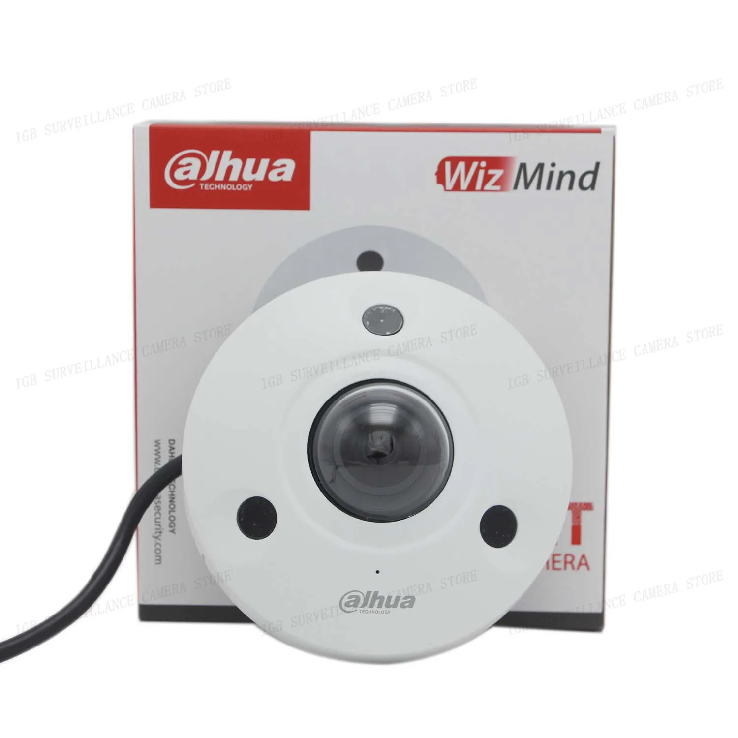 Imagem -05 - Câmera ip Dahua-poe com Microfone e Alto-falante Integrados Fisheye de 12mp ir 10m Ip67 Ik10 Ipc-ebw81242-as-s2