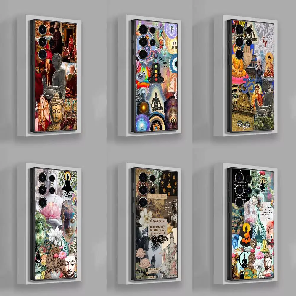 

Buddhism Buddha Yoga God Phone Case For Samsung S25,S24,S21,S22,S23,S30,Ultra,S20,Plus,Fe,Lite,5G Black Cover