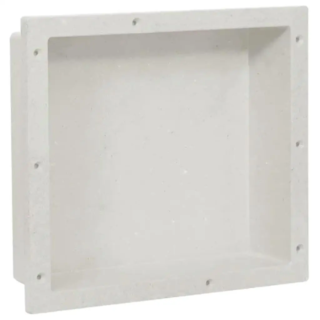 

Matt White Shower Niche 16.1x14.2x3.9 - Stylish Wall Storage for Bathrooms