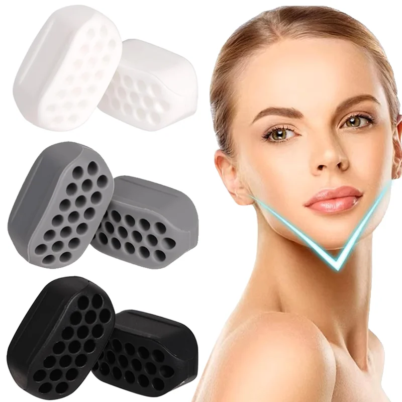 Jaw Face and Neck Exerciser Define Your Jawline Slim and Tone Your Face Look Younger and Healthier Helps Reduce Stress