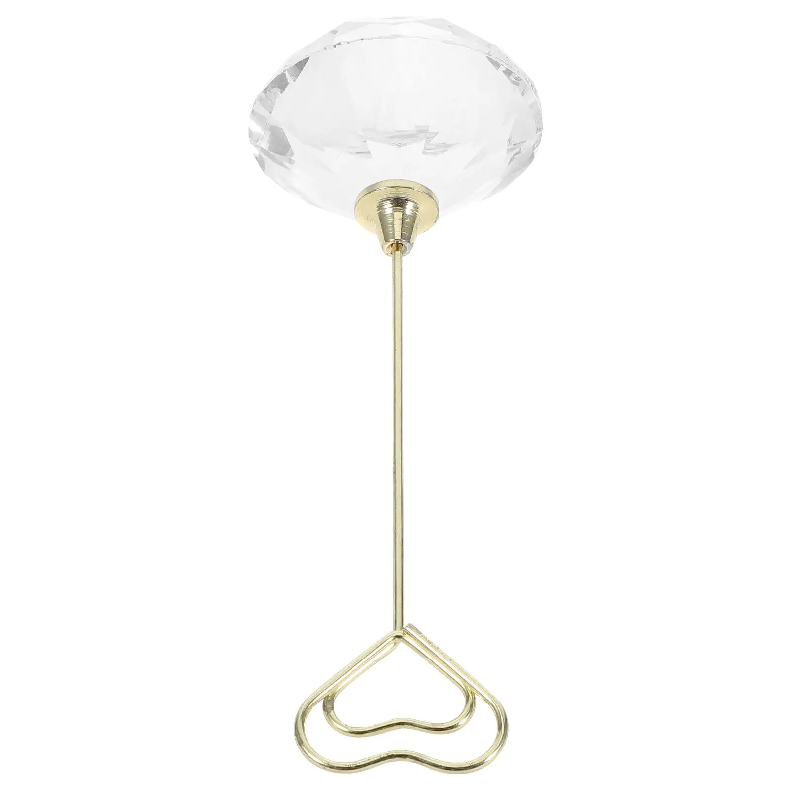 

Golden Crystal Photo Clip Holder Memo Stand Table Number Place Card Wedding Office Letter Board Display Supplies Cute Desk