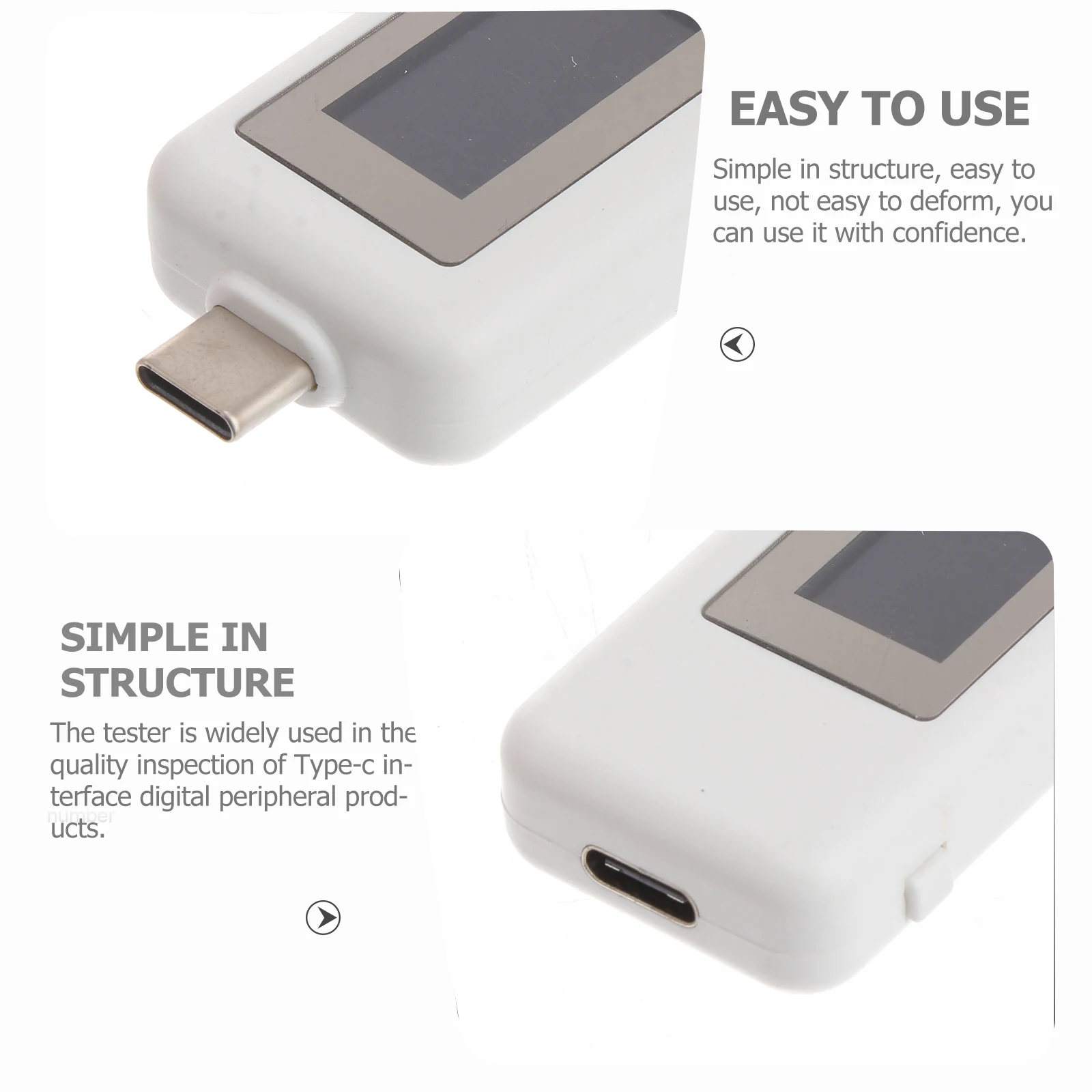 

USB Tester Voltage Current Screen Digital Multimeter Charging Monitor Type Time Detection Voltmeter Ammeter Power Meter