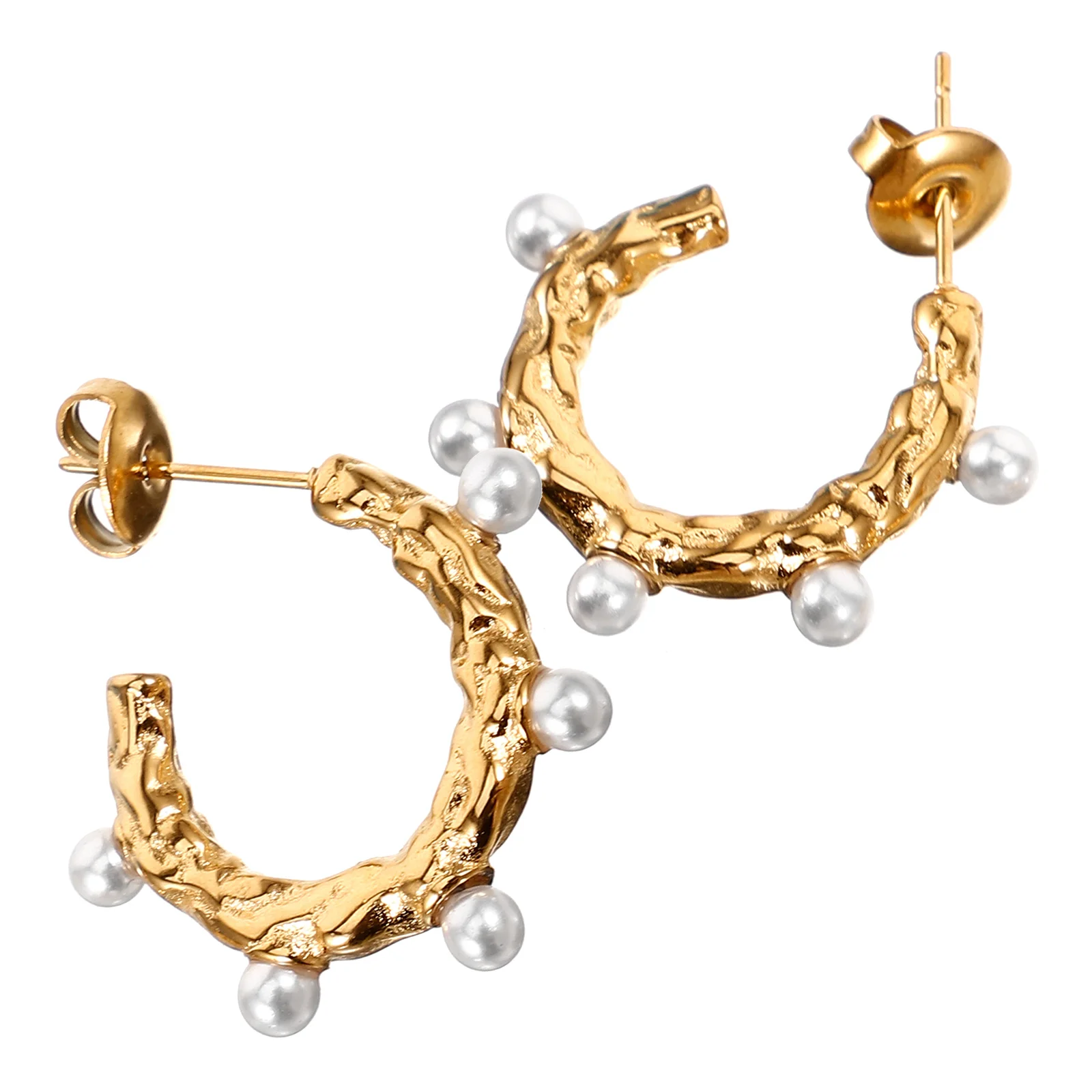 

Retro Geometric Earrings Dainty Adornment Girl for Women Trendy Female Classical