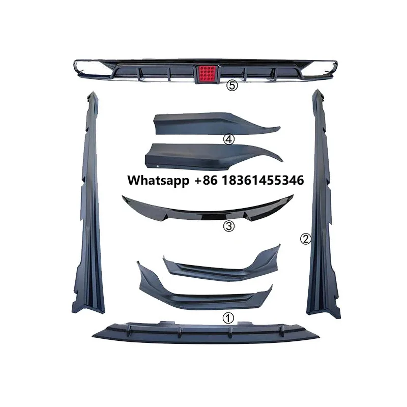 

For hd Accord 10th 18-22 Tail Win Facelift Retrofit Modification Rear Lip Spoiler Exterior Accessories Body Kit Bumper
