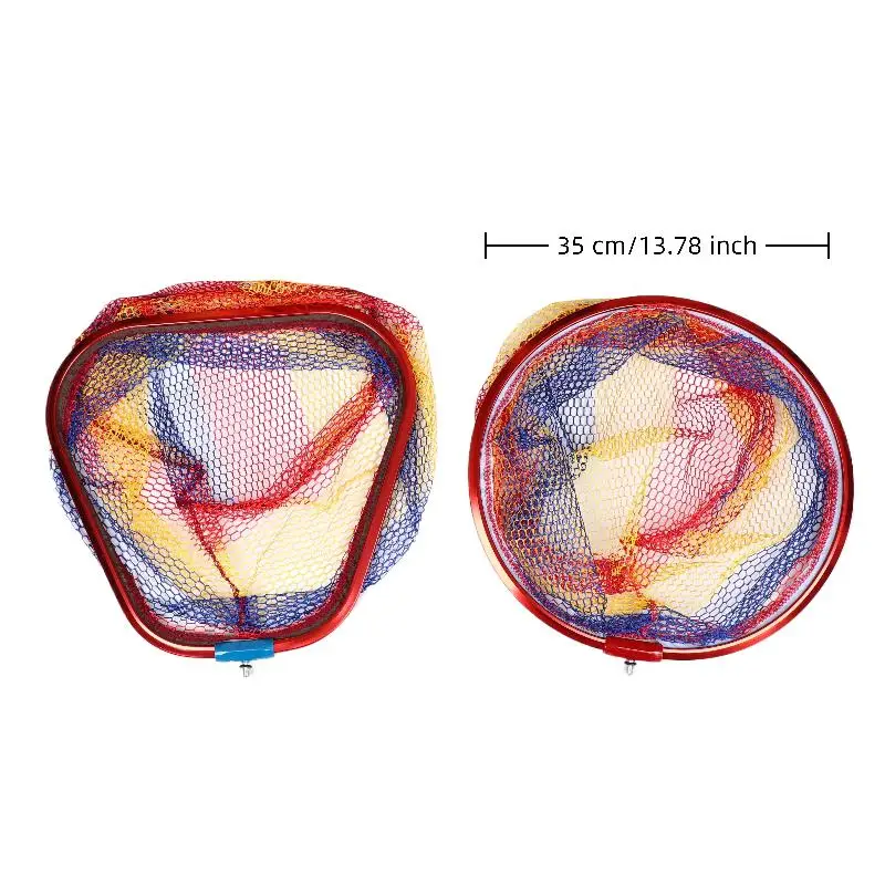 Aluminum Alloy Fishing Nets Head Fishing Scoop Colorful Fishing Hand Net Durable Ultralight Landing Net Fishing Tolls - view 6