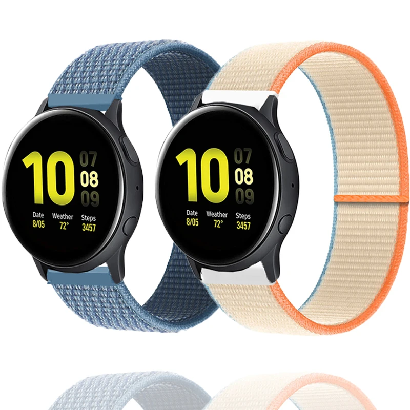 Cinghie ad anello in nylon per Xiaomi Huami Amazfit GTS/GTS 2 Mini/GTR 42MM Smart Watch Band cinturino in tessuto per Amazfit Bip S/Bip U Lite
