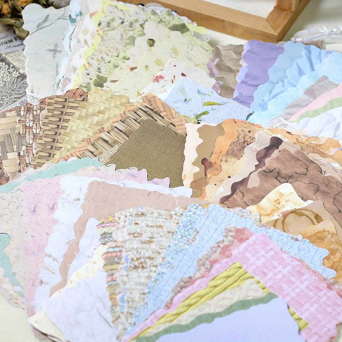 Journamm 24 Blatt Vintage-Scrapbook-Papier, Dekoration, Collagenpapier für Junk Journal Supplies, Kartenherstellung, DIY-Handwerk, Kunstpapier