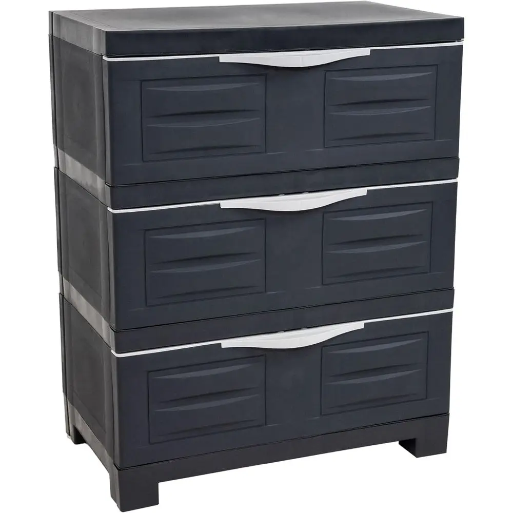 

3-х уровневый шкаф для хранения с ящиками — органайзер для пластиковых ящиков для хранения в помещении или в гараже — 29,5 ч — для гаража, офиса, дома, прачечной