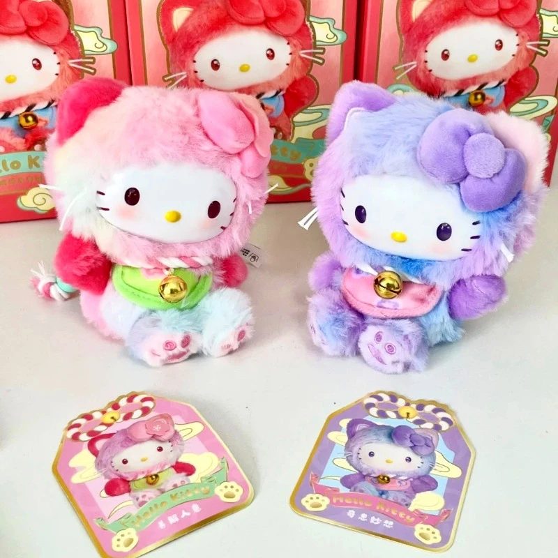 Sanrio Characters Hellokitty Meow Blessing Series Blind Box Cute Kitty Anime Figure Bag Pendant Anime Doll Toys Surprise Gift view 5