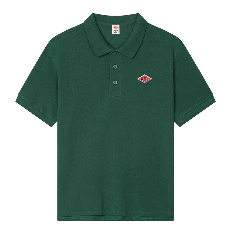 Korea style Summer New Men's Women's Quality Polo Shirt Embroidery T-shirt Cotton Comfortable Short Sleeve Neutral style Tops