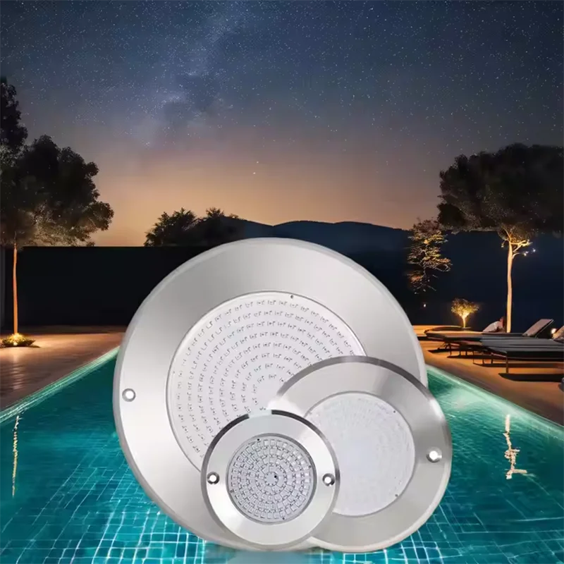 

SS316 Resin Filled 6W 12W 18W 25W 35W Tuya Wifi Underwater Led Swimming 12V Pool Lights spot Piscine LED