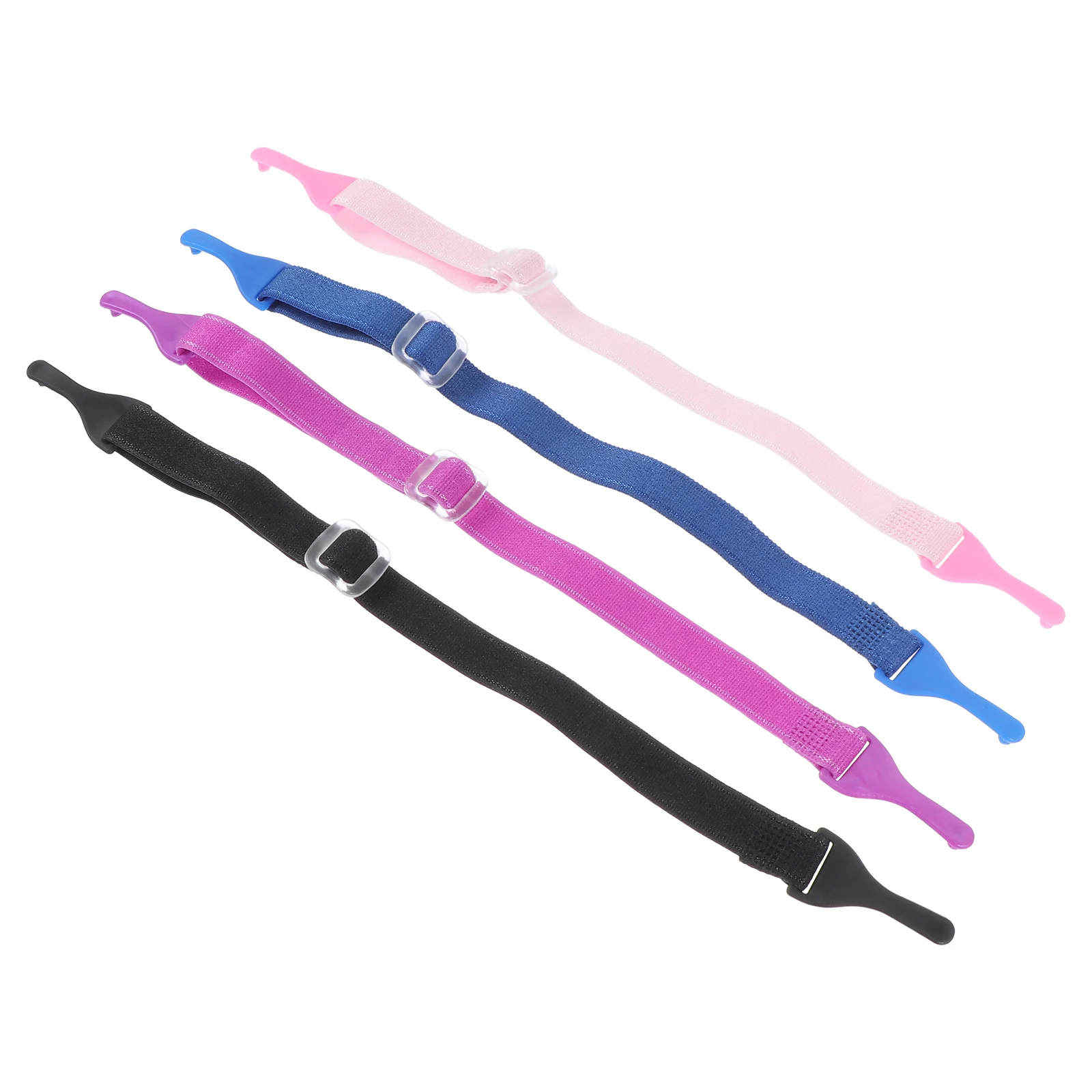 

4 Pcs Eyeglasses Ropes Adjustable Elastic Lanyards Purple Blue Glasses Cords Strap For Indoor Outdoor Use Durable