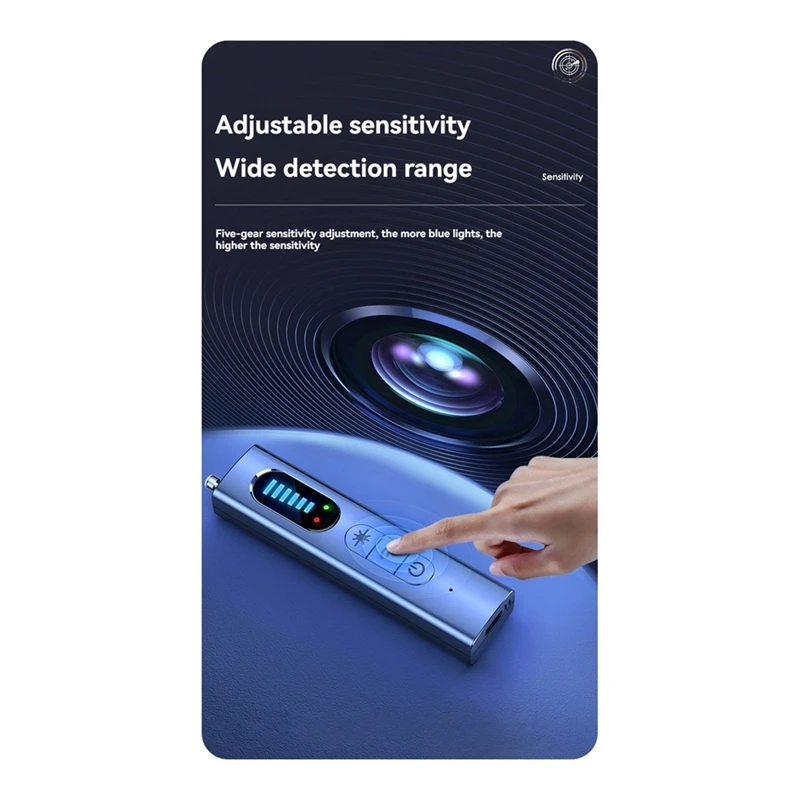Détecteur de puces sans fil, EAU infrarouge de signal sans fil, détecteur anti-localisation, recherche GPS, protection de sécurité des revie