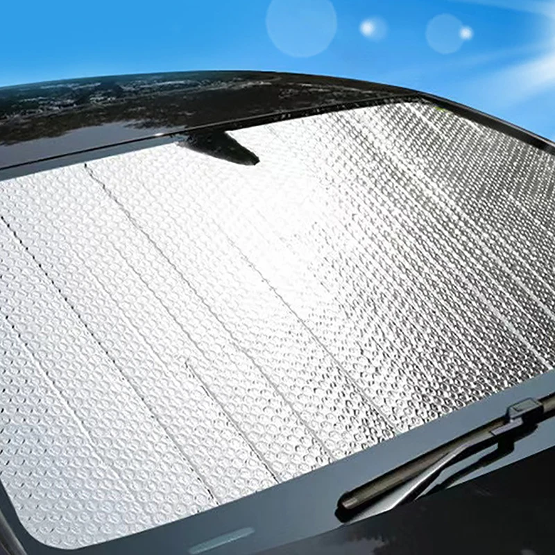 Car Front Window Sunshade UV Protection Shade Sun Protector Windshield Visor Cover Auto Curtain Sunshade Accessories