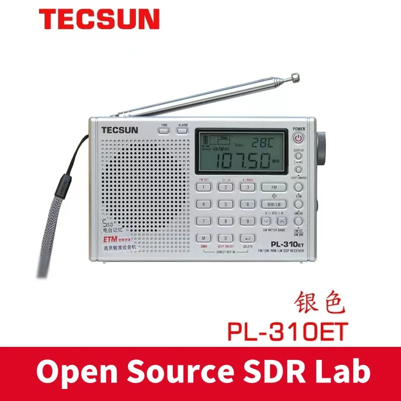 Tecsun PL-310ET Full Radio Digital Demodulator FM/AM/SW/LW Stereo Radio Portable Radio For English Russian User