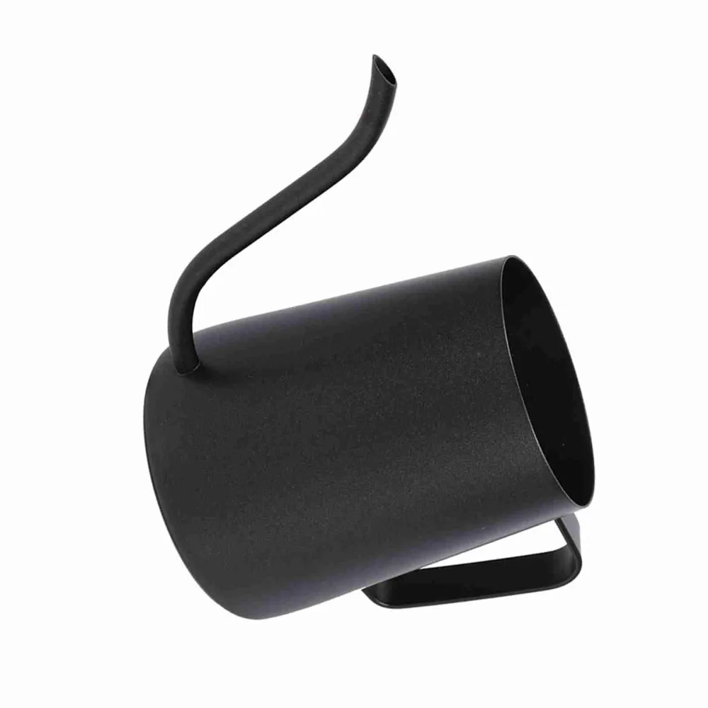 Black Pour Over Kettle Stainless Steel Long Over Gooseneck Spout Coffee Drip Pot 350ml Capacity Gooseneck Kettle
