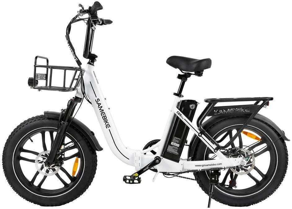 SAMEBIKE C05Pro Elektrische fiets 500W motor 36V13AH Batterij Opvouwbare aluminium elektrische fiets Sneeuw 20*4.0-In Fat Tire E-bike