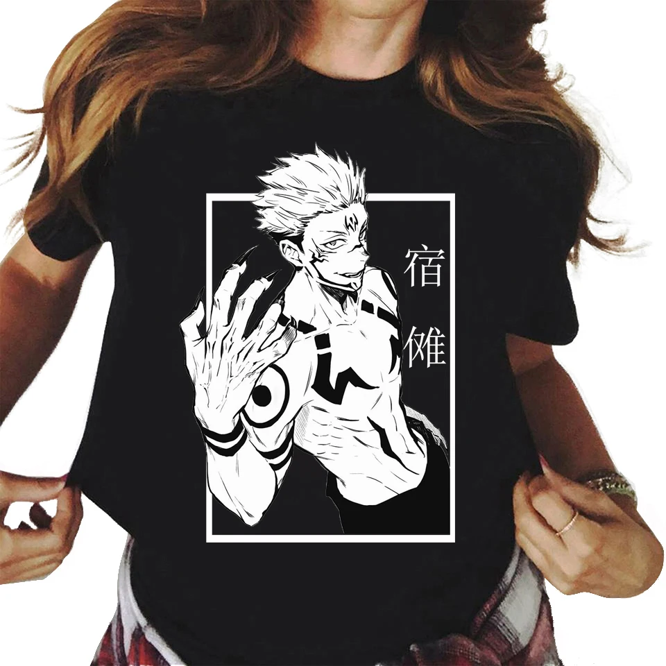 

Jujutsu Kaisen Yuji Itadori Printed Unisex Short Sleeve t shirt Anime Men's Casual tshirt for male comfortable men top tees