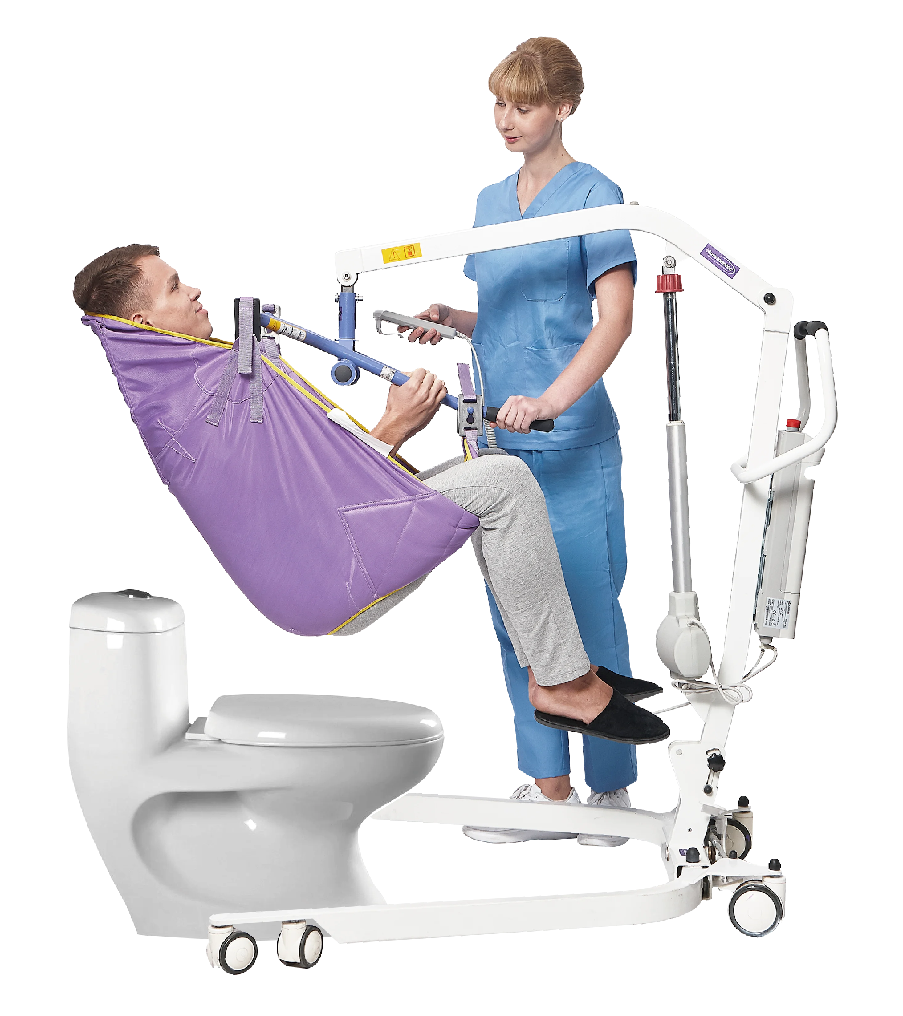 Rehabilitation Equipment Stent - Assisted Patient Standing Transfer
