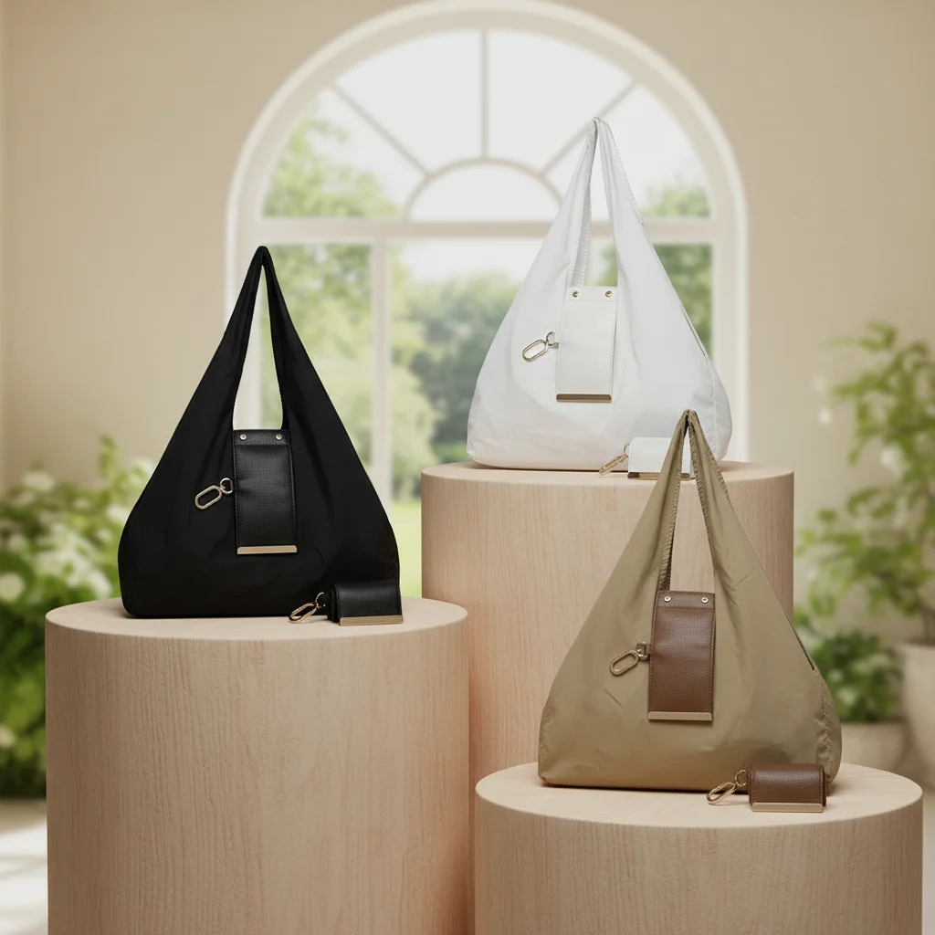 

Portable Mini Keychain Tote Bag with Key Ring Expandable Supermarket Eco-Friendly Bag Reusable Foldable Shopping Bag for Travel