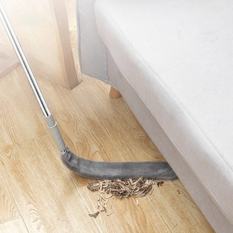

Home Telescopic Long Handled Broom for Dust Prevention Bed Bottom Crevice Dust Removal Dust Duster Household Cleaning Tool