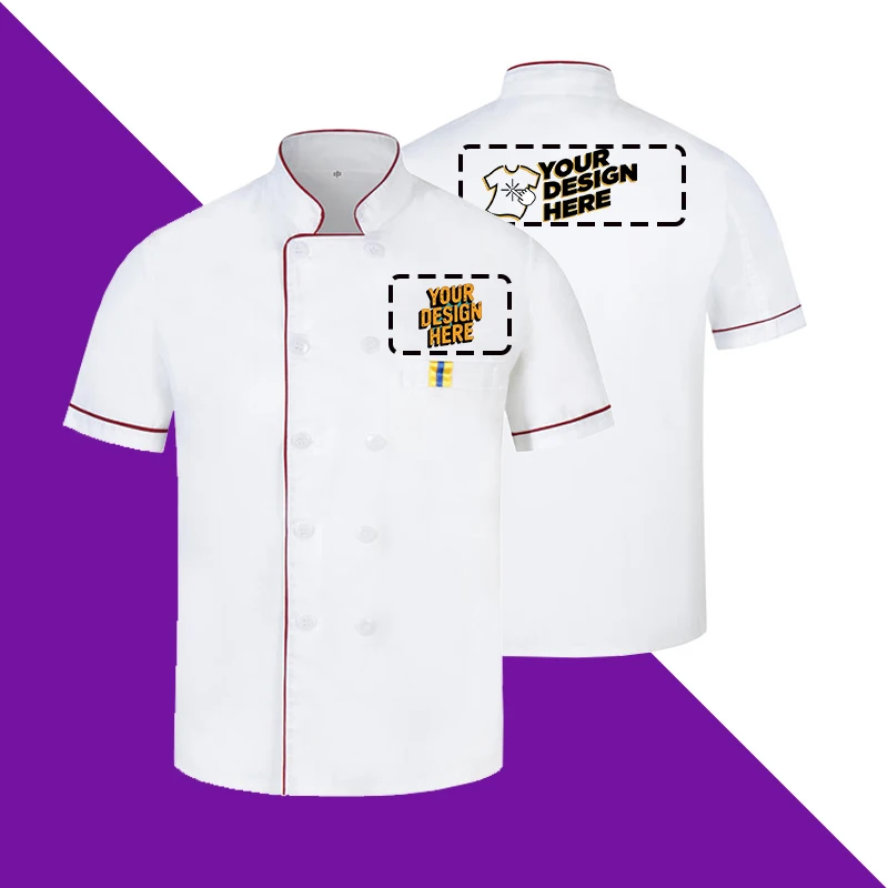 Mannen Hoofd Chef Food Service Keuken Koken Kostuum Pizzaolo Kok Uniform Restaurant Chef's Jassen Bakkerij Cafe Werkkleding