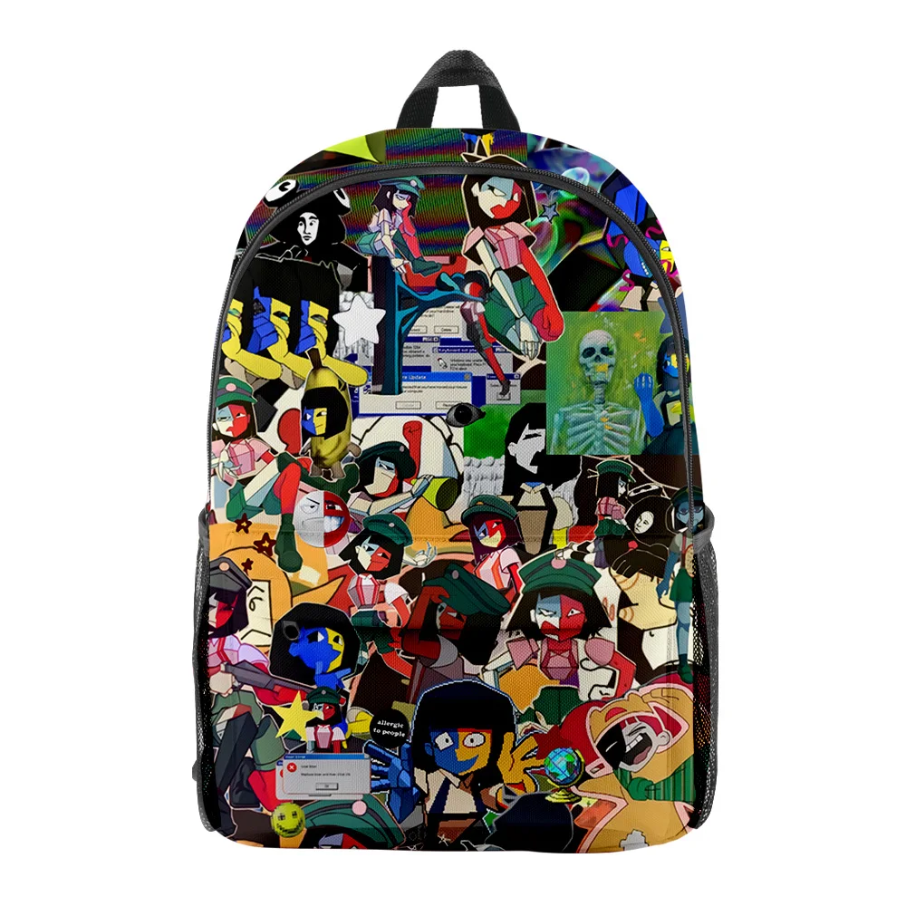 

Trendy Popular New ENA Dream BBQ pupil Bookbag Notebook Backpacks 3D Print Oxford Waterproof Boys/Girls Travel Backpacks