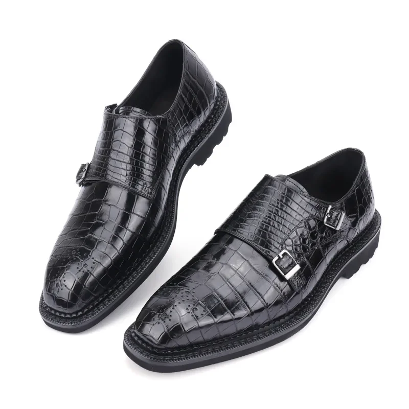 KEXIMA New crocodile shoes for men wear  fbreathable business s men crocodile