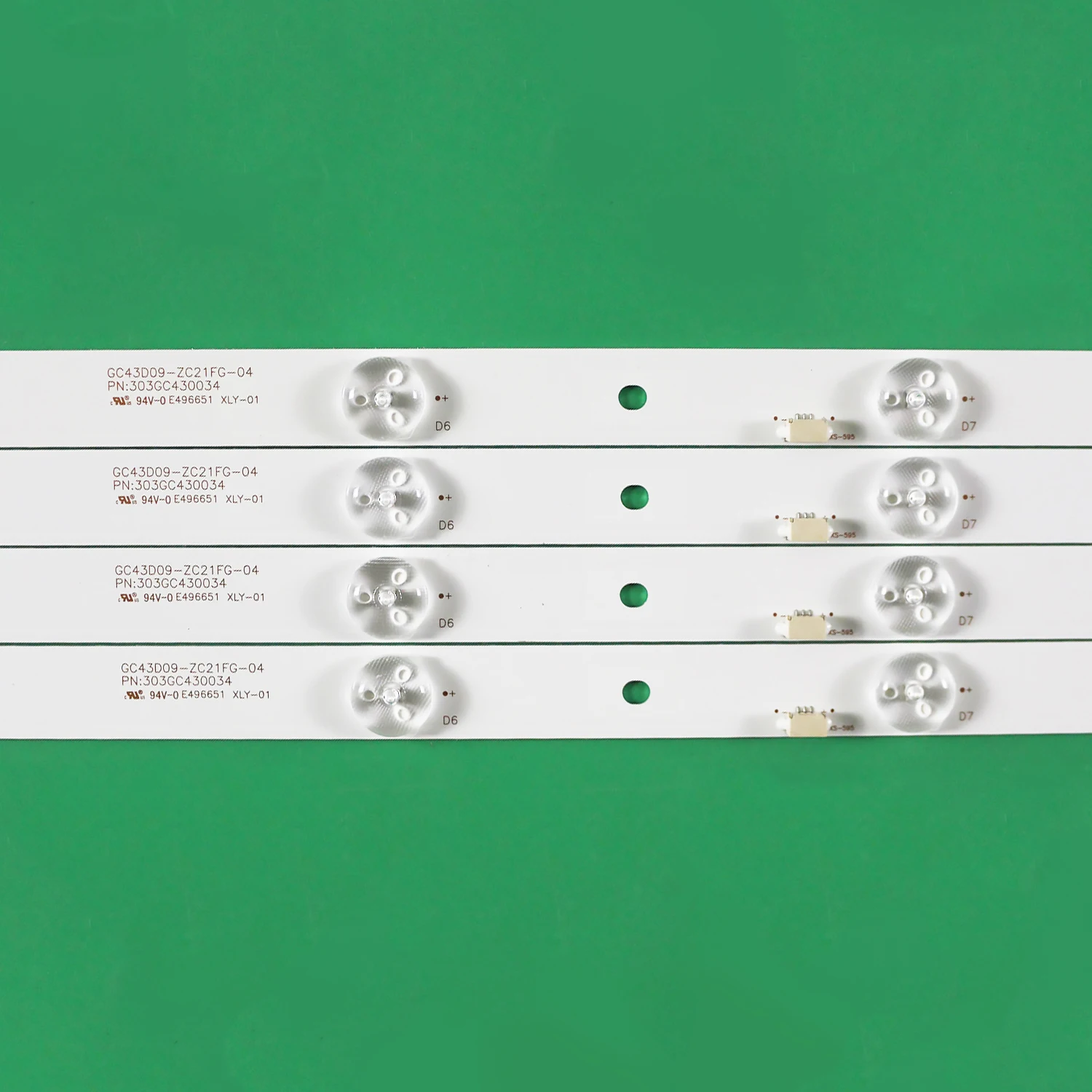 

5kits LED strip for 43" TV 43PFF5021 43PFF5011 T4312M LD43V22S BOEI430WU1 GC43D09-ZC21FG-04 GC43D09-ZC23FG-01 DLED43GC4X9