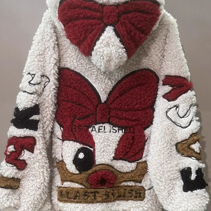 

Зимняя одежда больших размеров, женские новые тяжелые куртки с капюшоном из шерсти ягненка и бархата с капюшоном для женщин