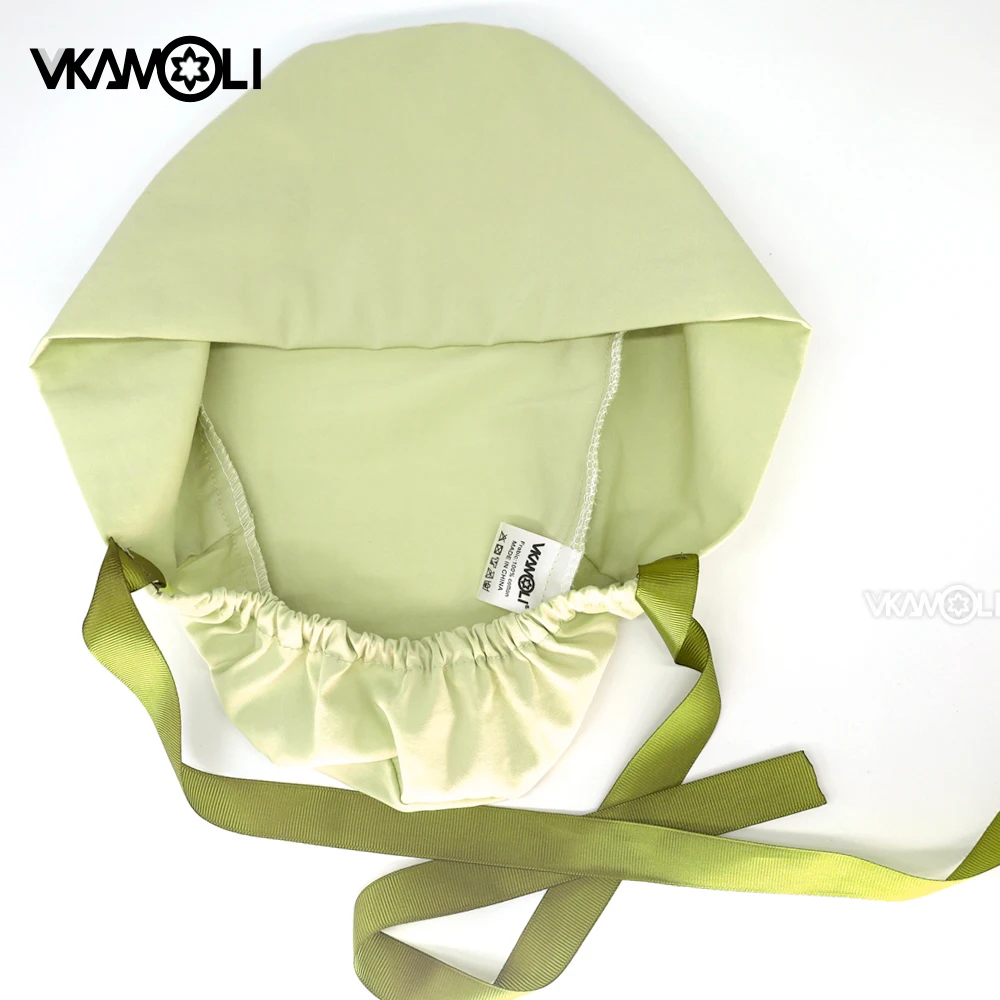 Hochwertige, schnell trocknende Pferdeschwanzhut aus Stoff für Ärzte und Krankenschwestern. Damen-Peelingkappen mit langem Haar