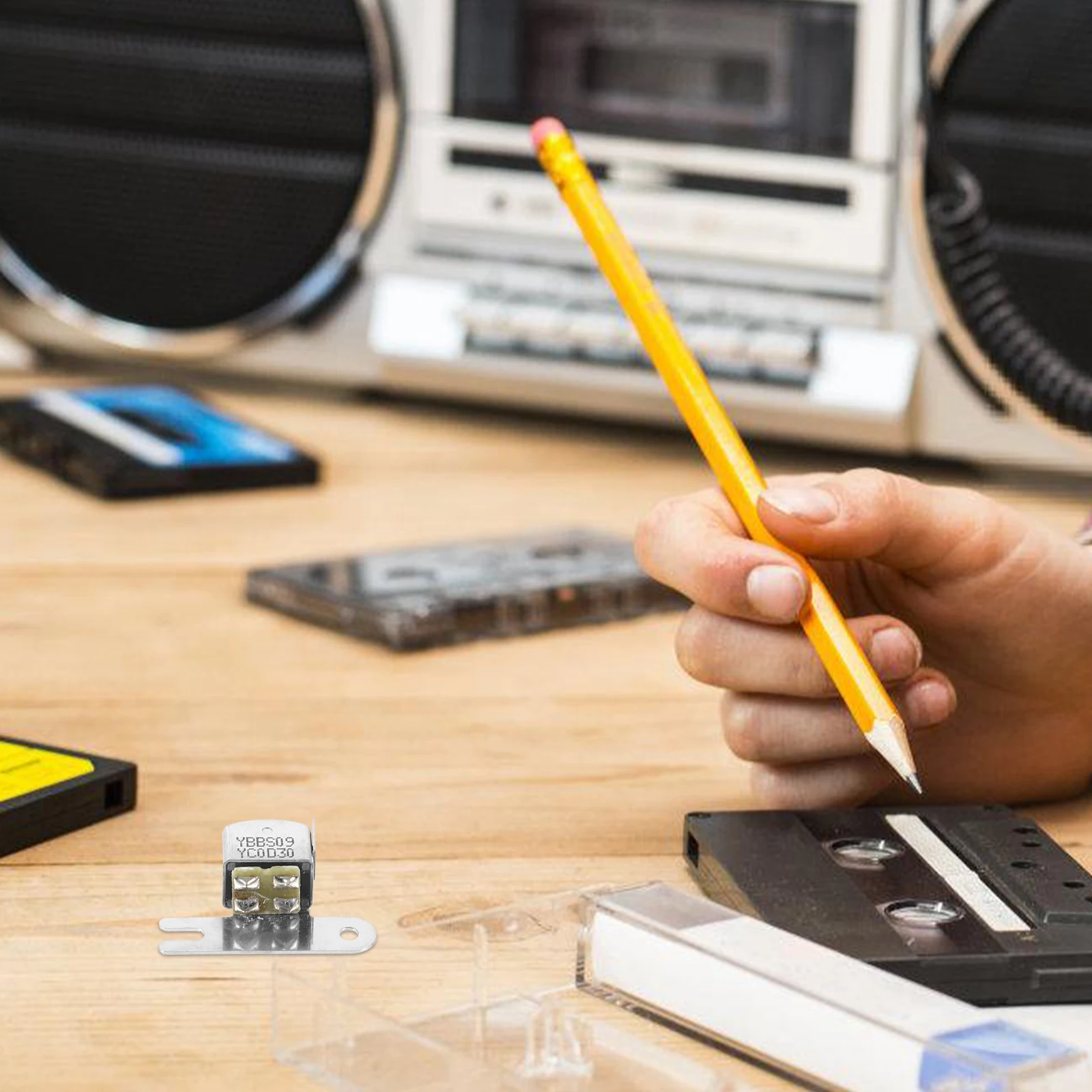 ستيريو كاسيت مسجل الشريط المغناطيسي رئيس دائم المعادن الصوت ملحق ستيريو كاسيت مسجل الشريط التبعي