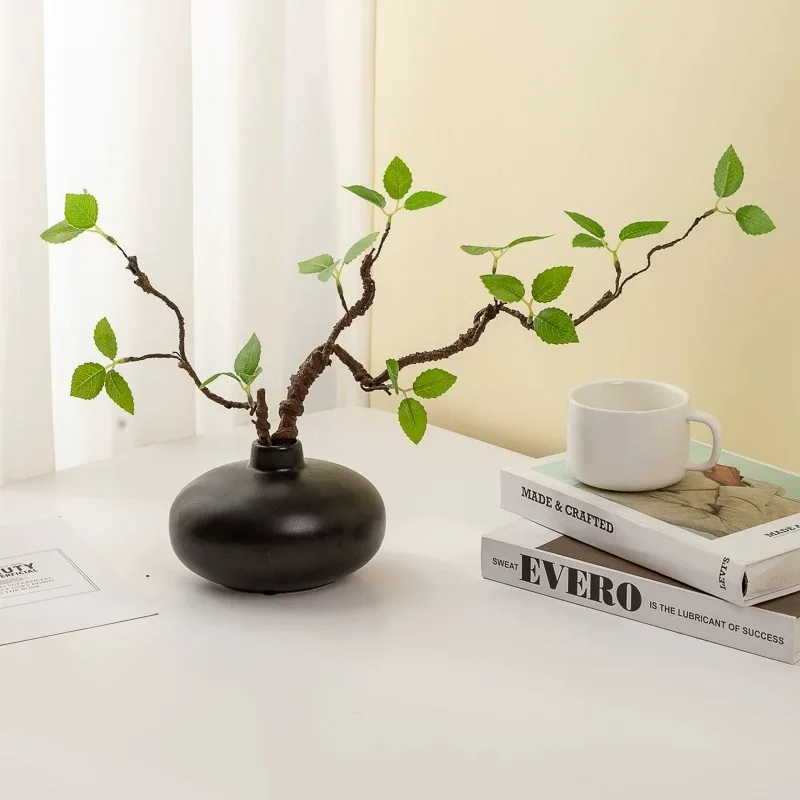 Planta falsa de capullo verde fresco de 32,7 pulgadas para decoración interior de sala de estar, mesa de comedor de Hotel, decoración Floral