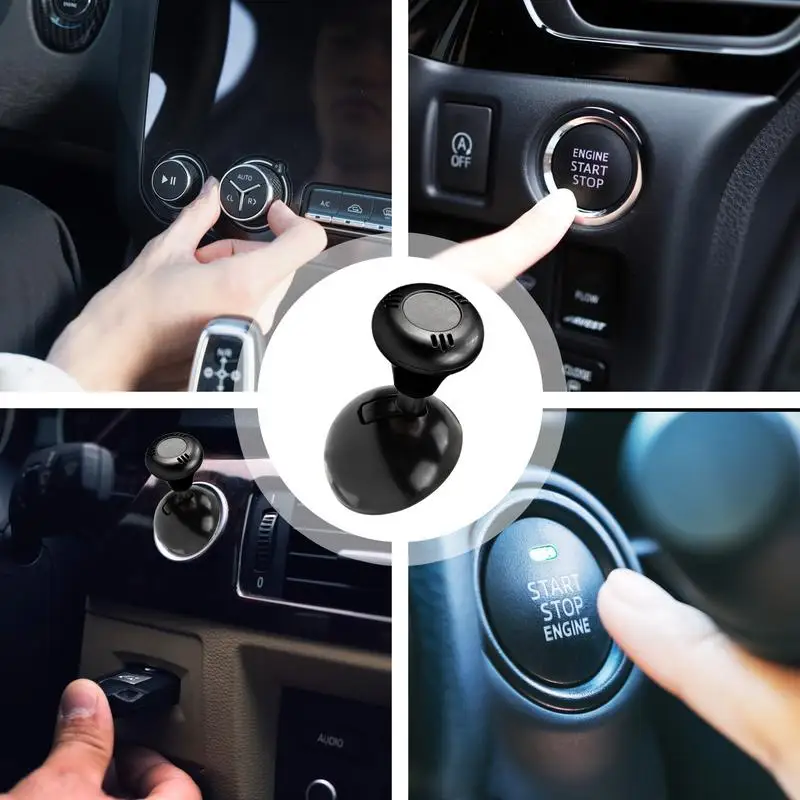 Start Button Push Start Auto Ignition Button Cover Automotive One-Touch Button Rocker Car Engine Push Start Stop Lever