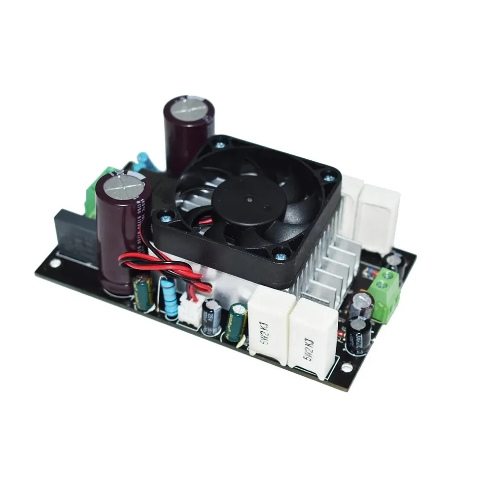 TopElec HIFI Power Original IRS2092 1000W Digital power amplifier board Class D Subwoofer Full Frequency Amp Board With FAN