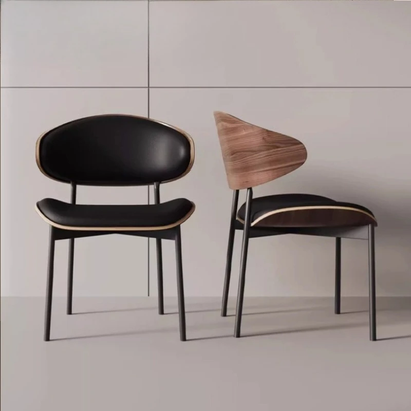 Italian dining chair, home modern simple light luxury dining table chair