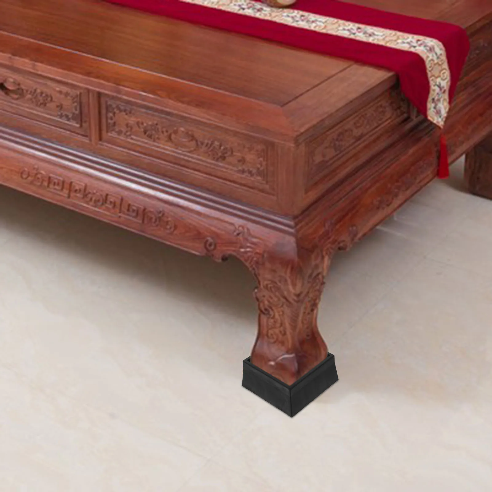 

1Pcs Bed Leg Heightening Cushion Block Furniture Foot Pad Non Slip Durable for Sofa Bed Table Cabinet Storage Space