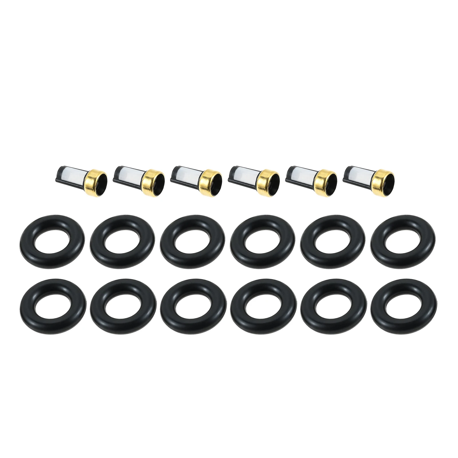 6 Sets 7531634 Fuel Injectors Seals Repair Kit Replacement Part 7531634 / FJ748 / 18600-05181357 High Quality Rubber