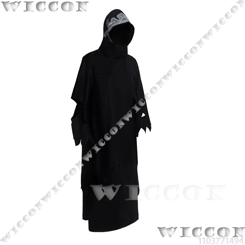 Sephiroth Cloud Strife 게임 Fiinal Fantassy VII FF7 코스프레 의상 Shinra 검은 가운 긴 망토 남자 할로윈 파티 맞춤형