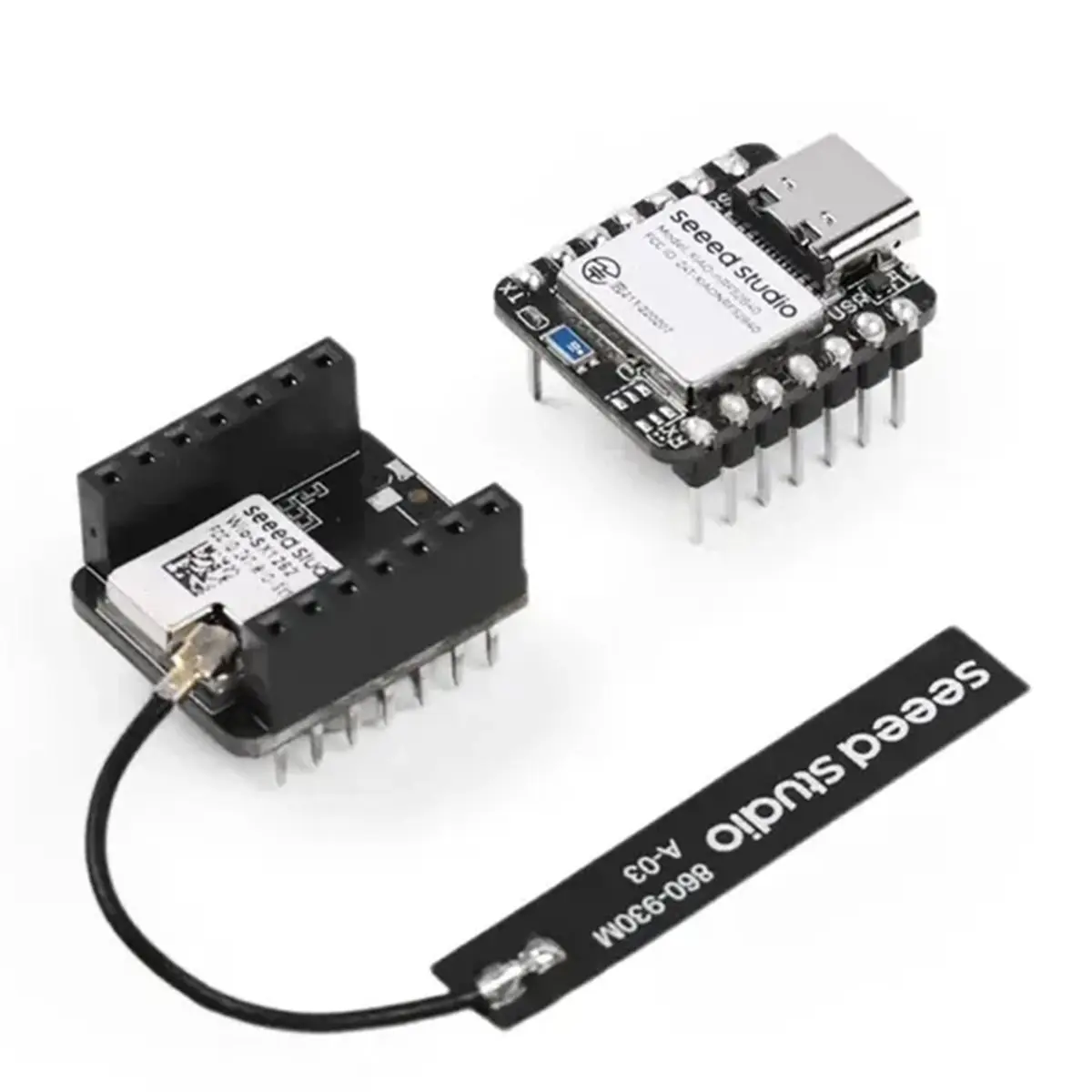 

(A32M) Комплект из 5 шт. для XIAO NRF52840 и Wio-SX1262 для платы разработки Meshtastic LoRa 862-930 МГц с WiFi и Bluetooth