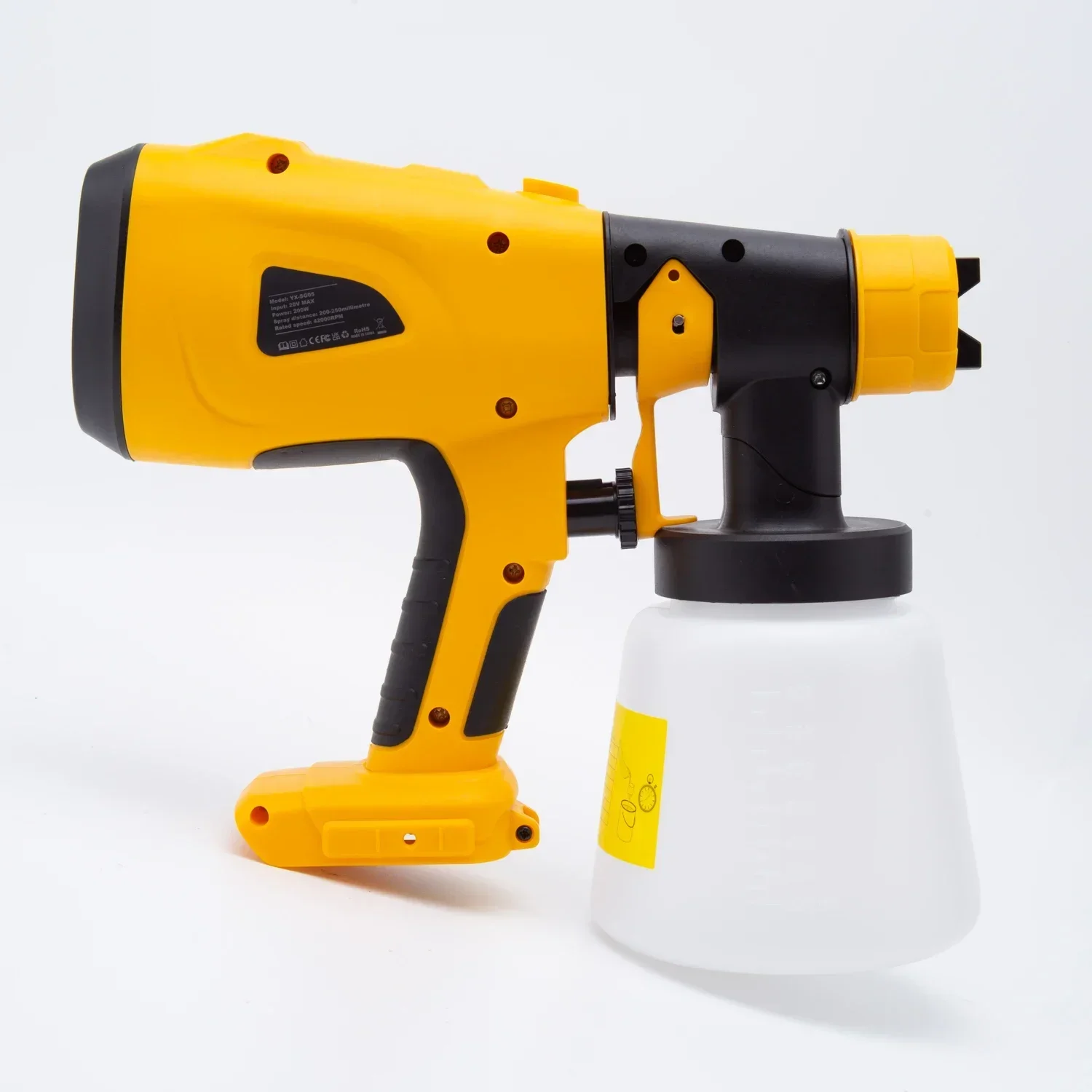 Für dewalt 18vbbattery elektrische Spritzpistole Akku-Farb spritz gerät Auto Möbel Stahl beschichtung Airbrush kompatibel (keine Batterie)