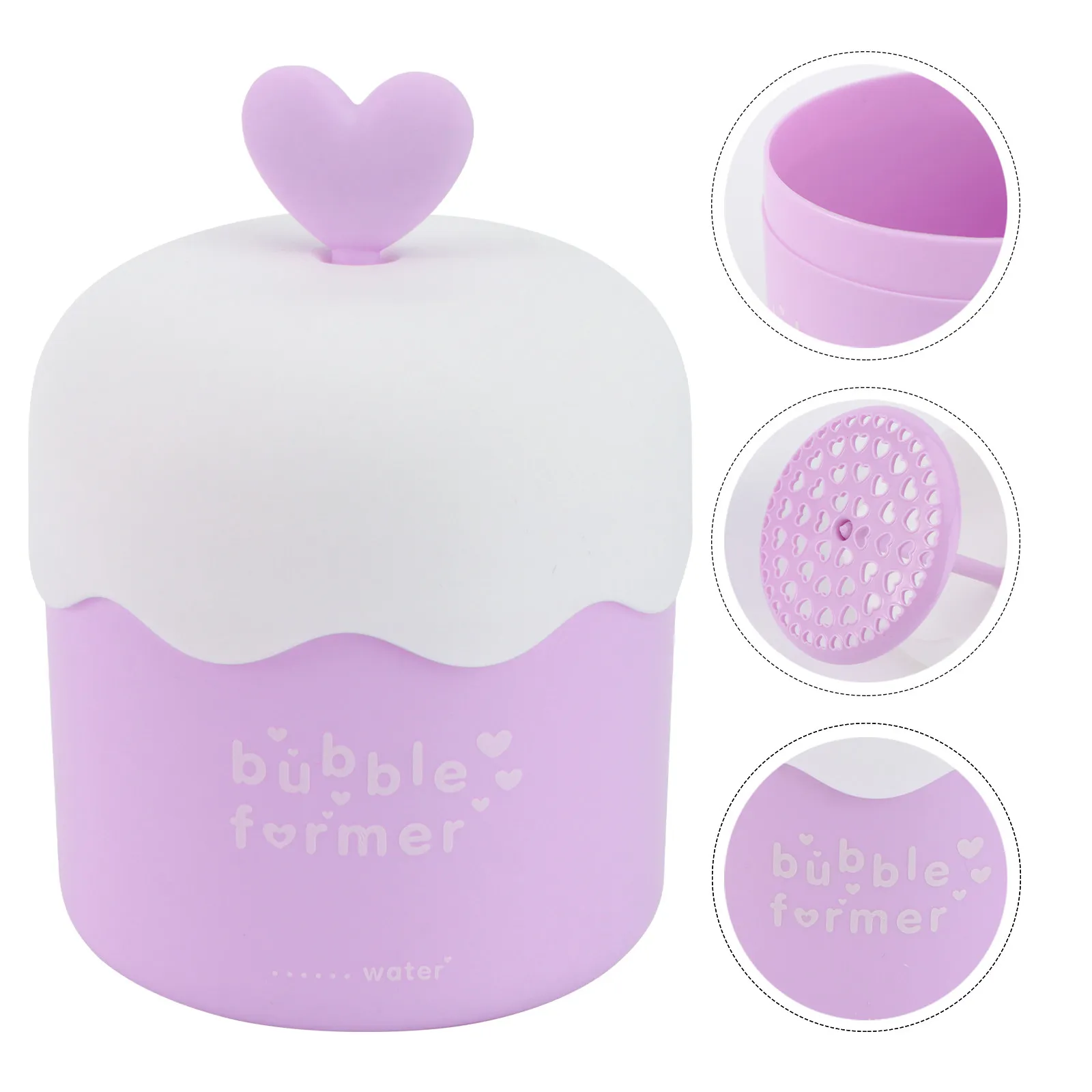 1 Unidade Espumador Facial para Criação de Bolhas, Operação Fácil com Uma Mão, Movimento Vertical, Gerador de Espuma Rica para Limpeza Facial, Copo de