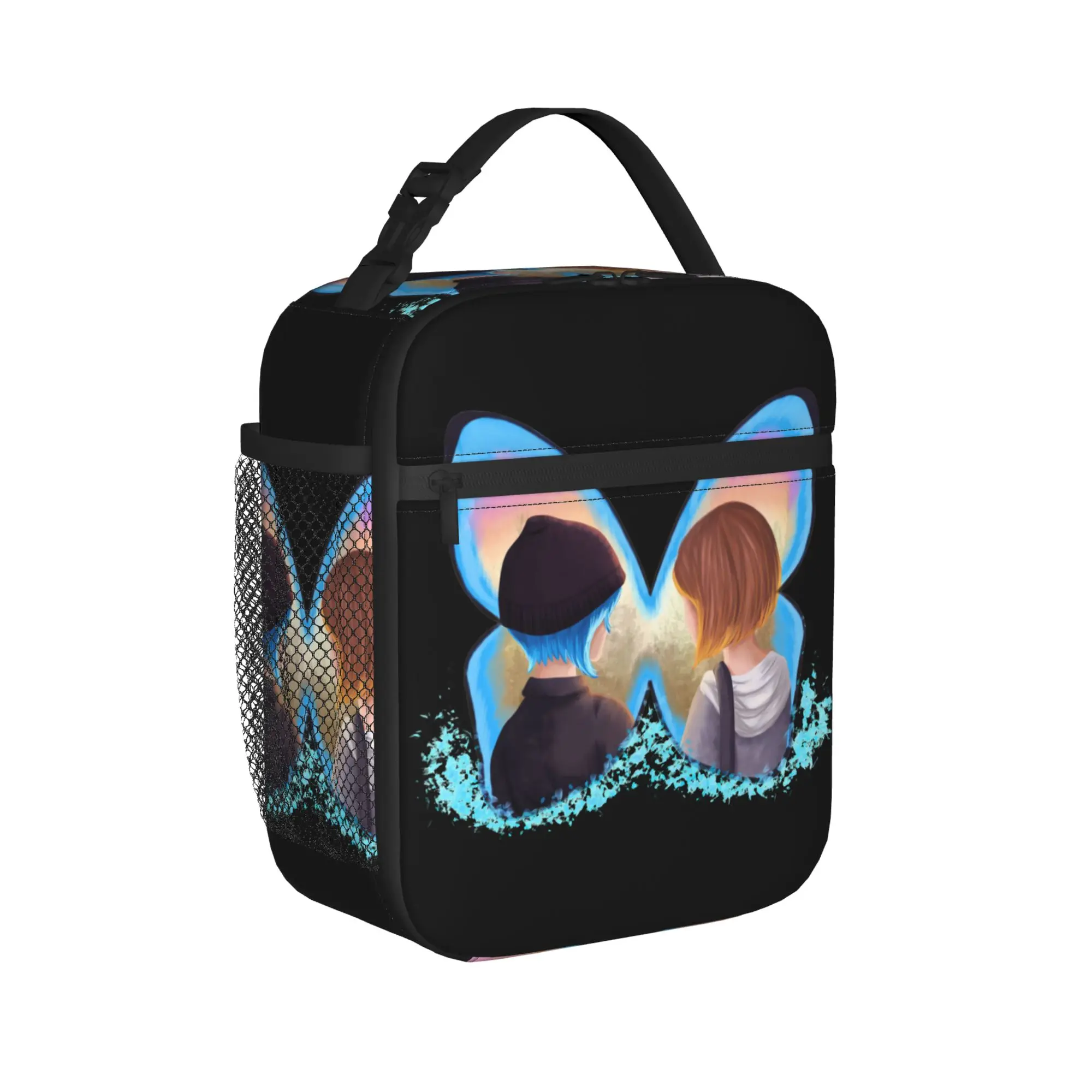 Untitled Life is Strange Insulated Lunch Bags Portable  Reusable Cooler Bag Tote Lunch Box School  Picnic Food Handbags