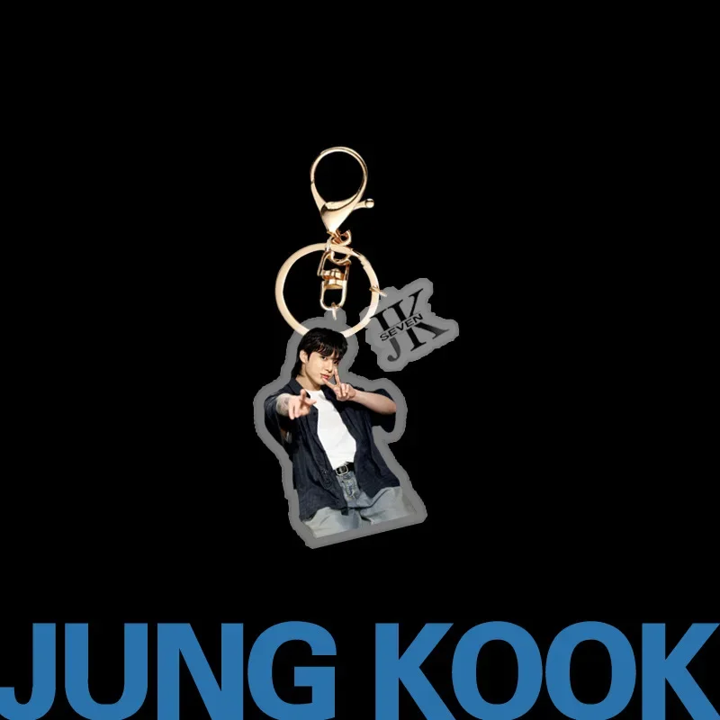 B JungKook Jungkook New Album Seven High Appearance Level Acrylic Keychain Pendant Pendant Peripheral Same Model