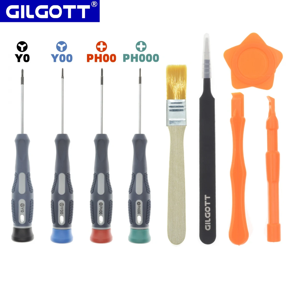 GILGOTT 9PCS/set Disassemble Magnetic Screwdriver Tools Kit for Nintendo Switch Lite GBM GBA SP DS DSL DSi new 2DS 3DS XL WII U