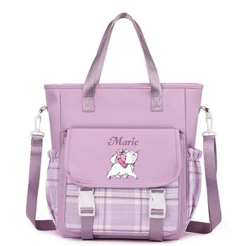 Aristocats Marie Kedi Çanta Omuz Çantası Messenger Çanta Genç Kız Erkek Schoolbag Seyahat Omuz Çantası için Taşıma Çantası