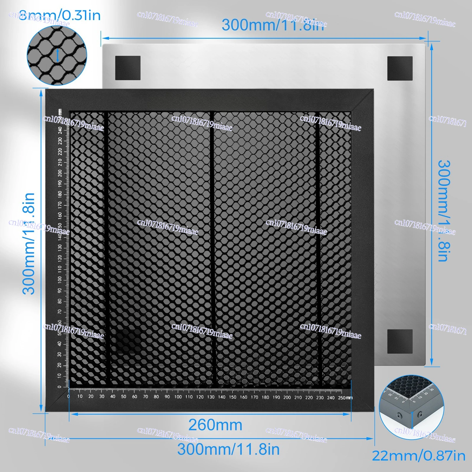 Laser Engraving Machine Accessories Honeycomb Platform Mesh Plate Workbench Factory Direct Sales 3/4/43/500 Size