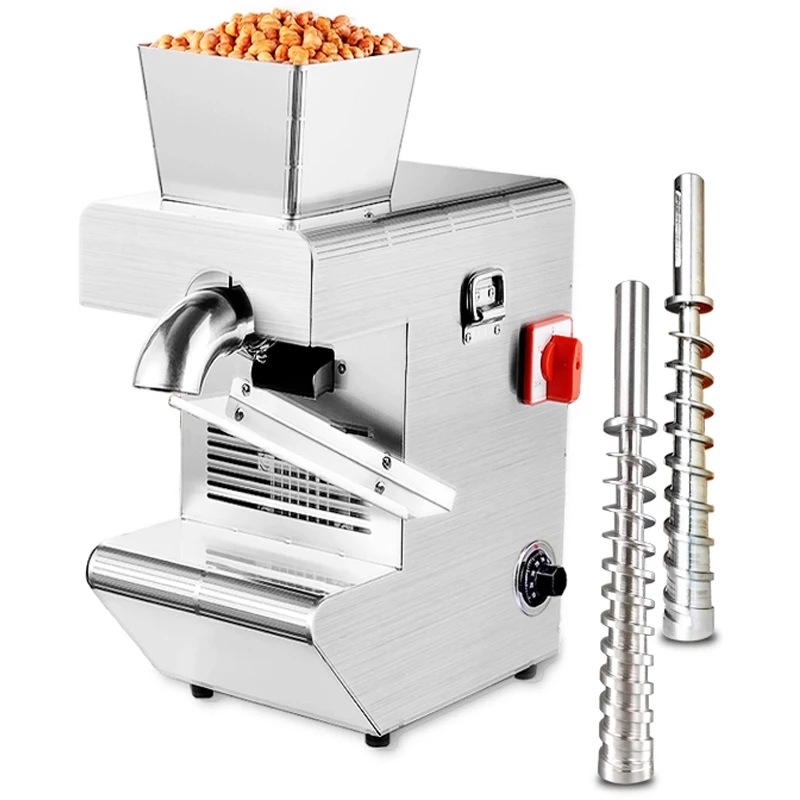 

Бытовой электрический интеллектуальный масляный пресс из нержавеющей стали, маленький масляный пресс с арахисовым кунжутом, горячий и холодный масляный пресс